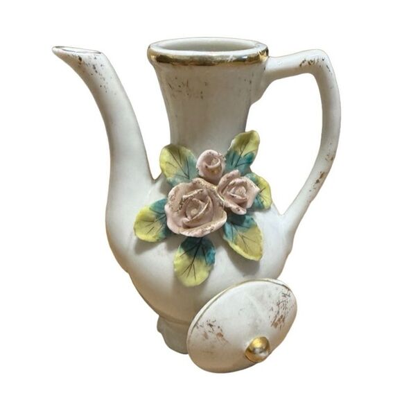 Vintage Handpainted Royal Japan Teapot Vase - Picture 1 of 8
